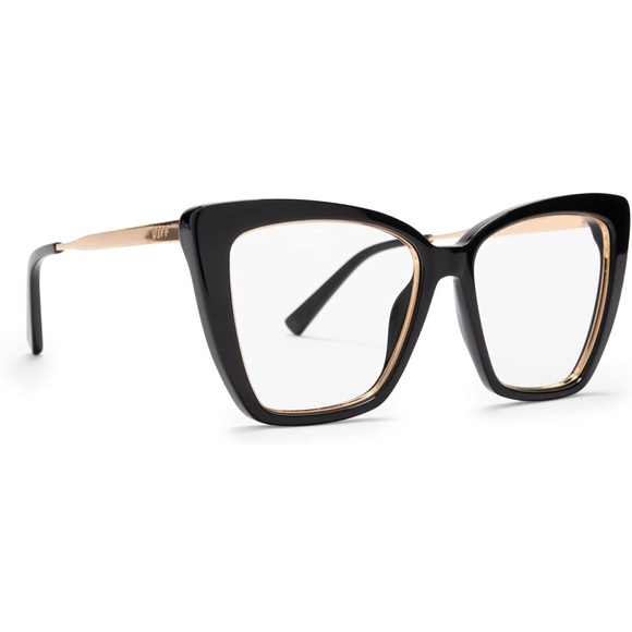 DIFF Becky IV blue light glasses (Black & Gold) - Picture 11 of 11